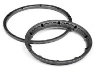 HPI BAJA 3273 - HEAVY DUTY WHEEL BEAD LOCK RINGS (GUNMETAL/FOR 2 WHEELS)